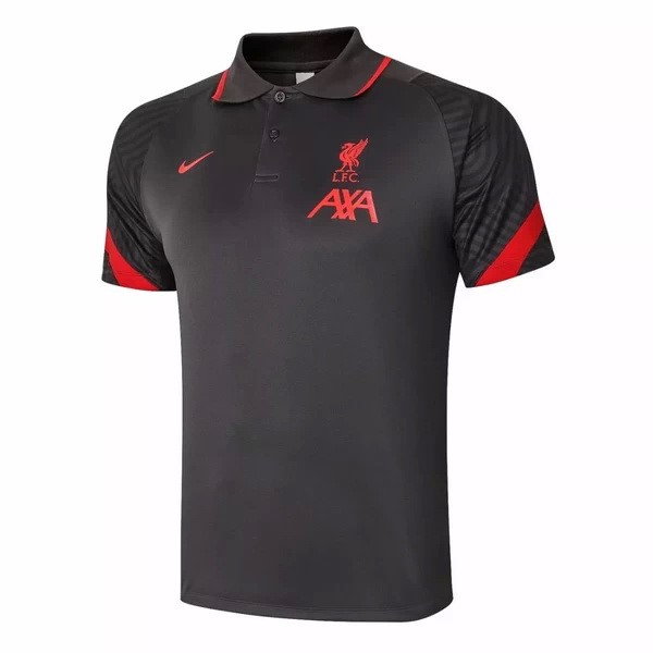 Polo Liverpool 2020-2021 Negro Rojo